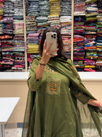Anarkali with Mirror Work: 246