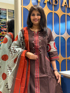 Contact Dupatta Set: 291