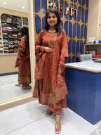 Anarkali with Mirror Work: 246
