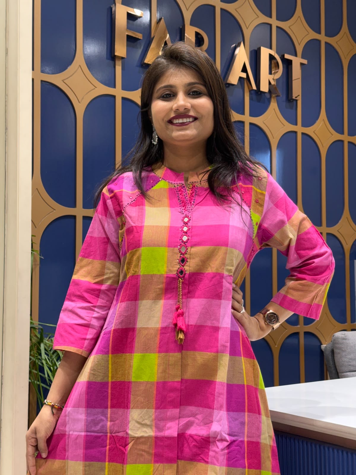Madras Checks Handloom Pair: 223