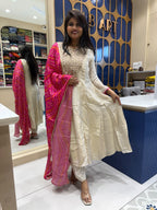 Bandhani Duppata Dress: 412