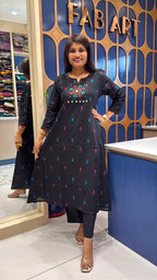Front & Back Handwork Pair: 205