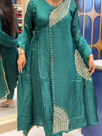 Parvati Mul Chanderi Dress: 316