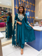 Pashmina Anarkali Dress: 223