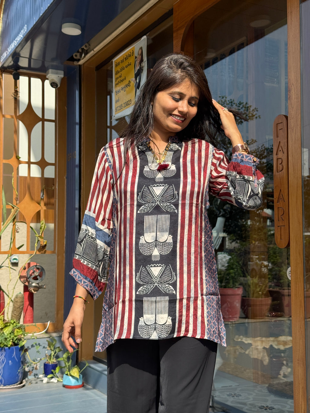 Crepe Tunic: 147