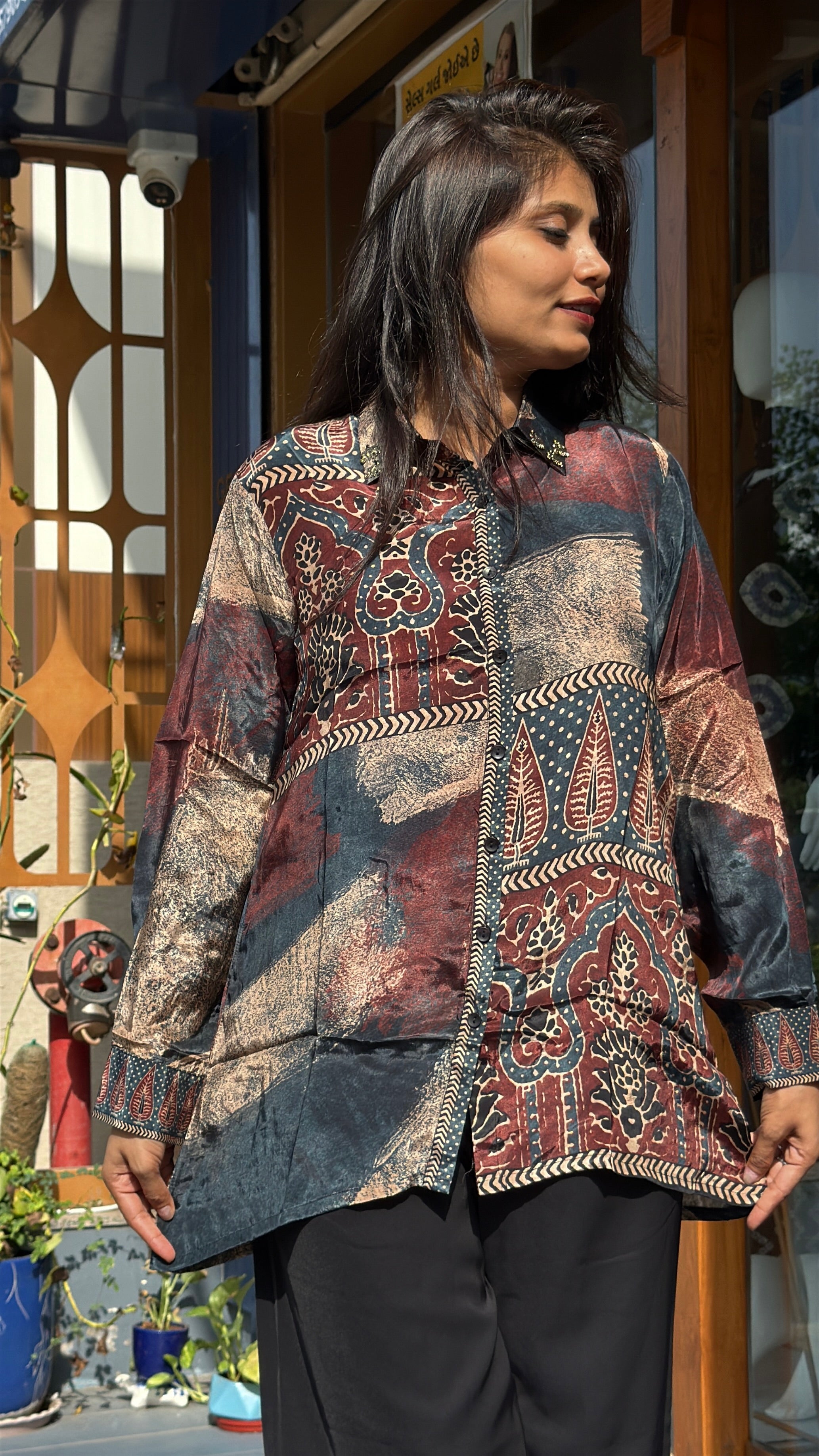 Crepe Tunic: 146