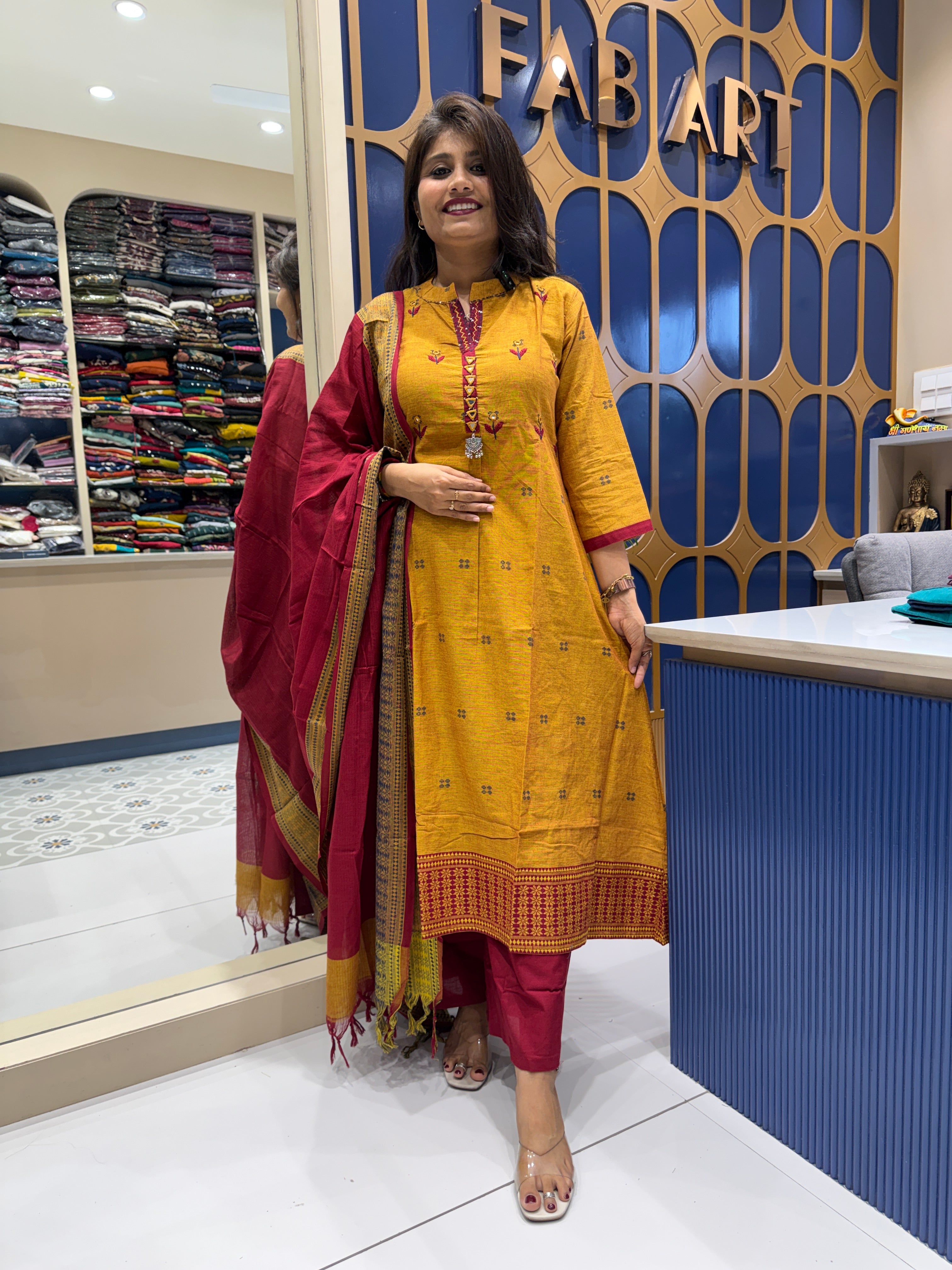 Satarangi Duppata Dress: 171