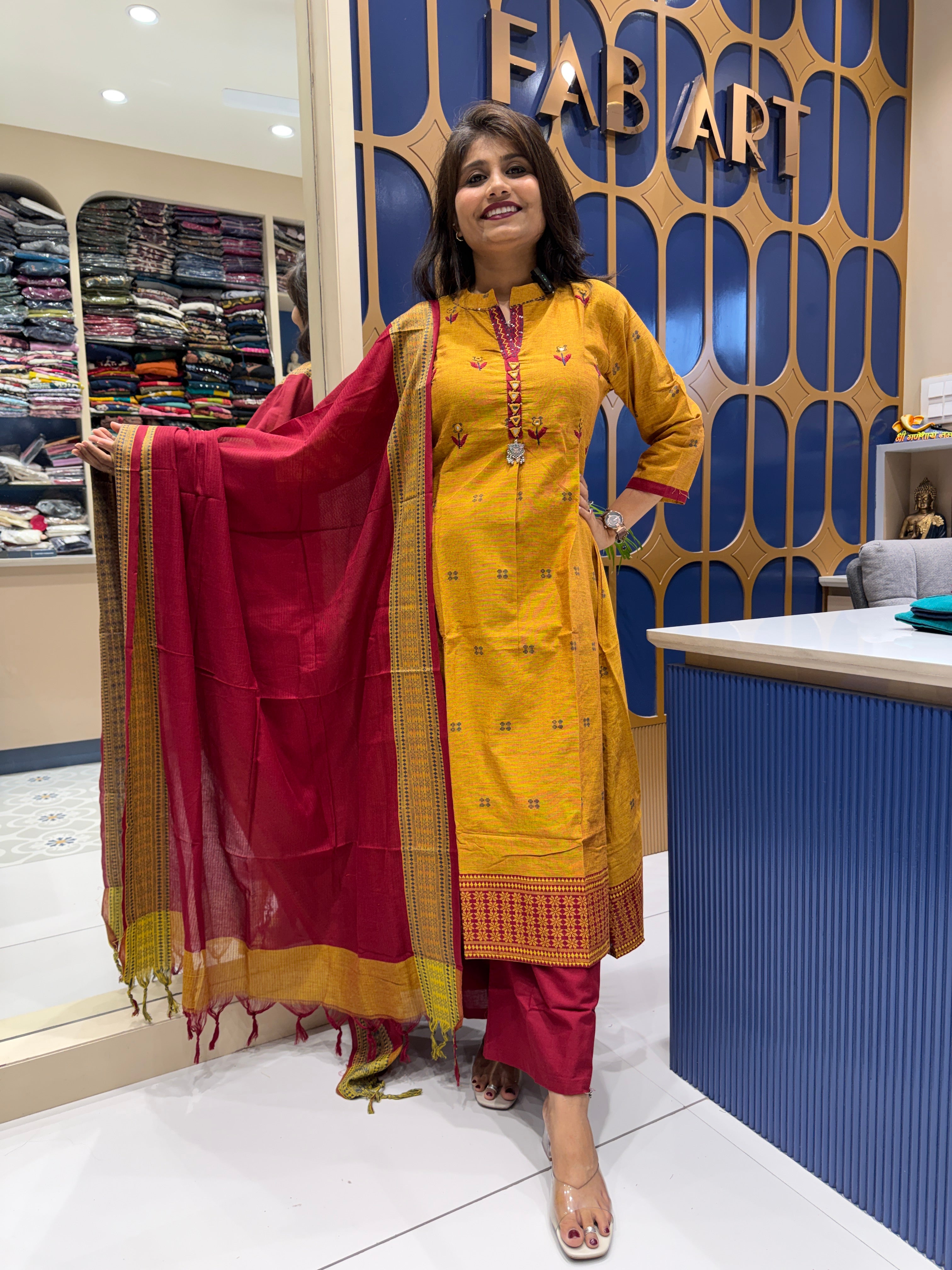 Satarangi Duppata Dress: 171