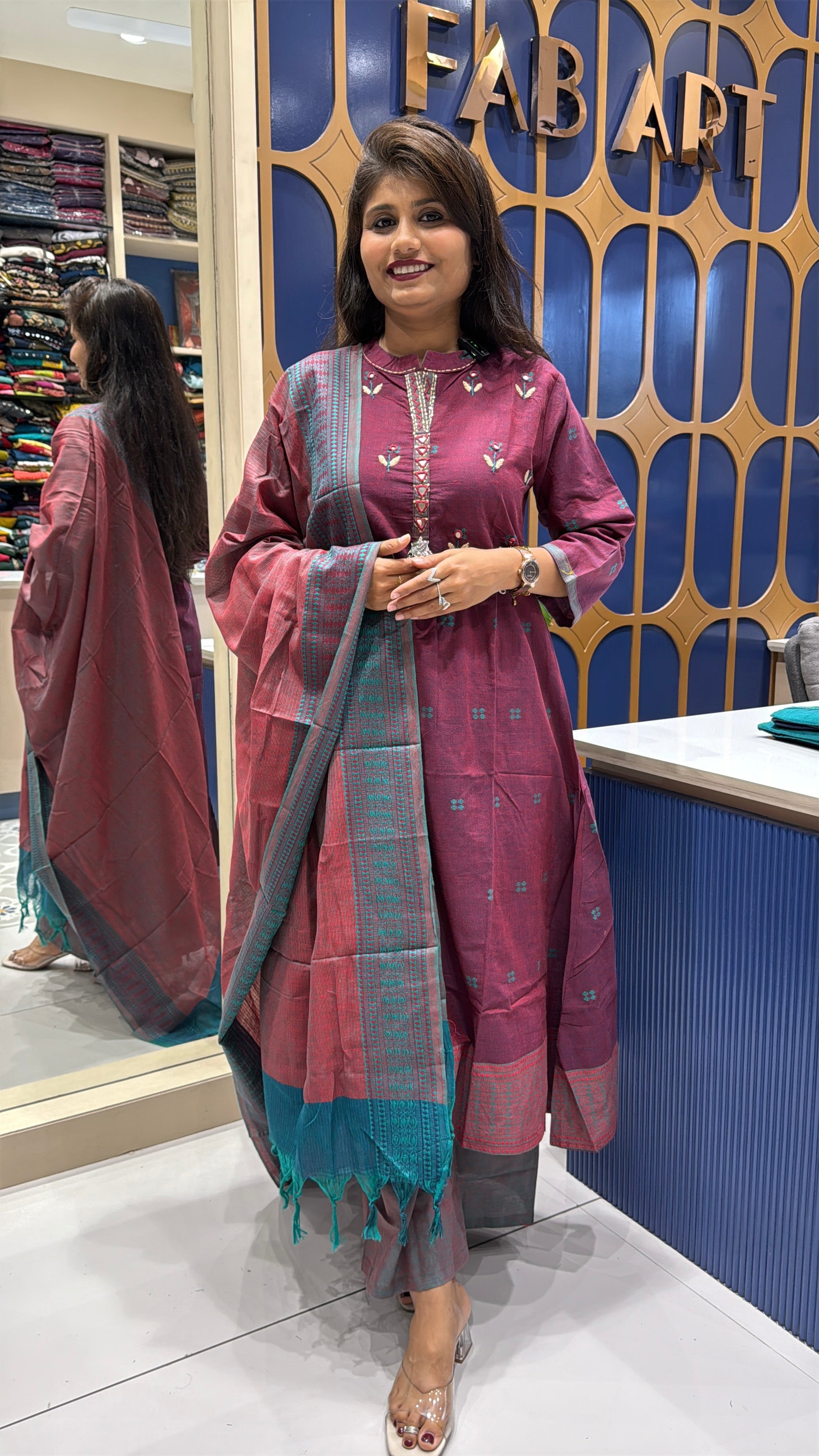 Satarangi Duppata Dress: 171