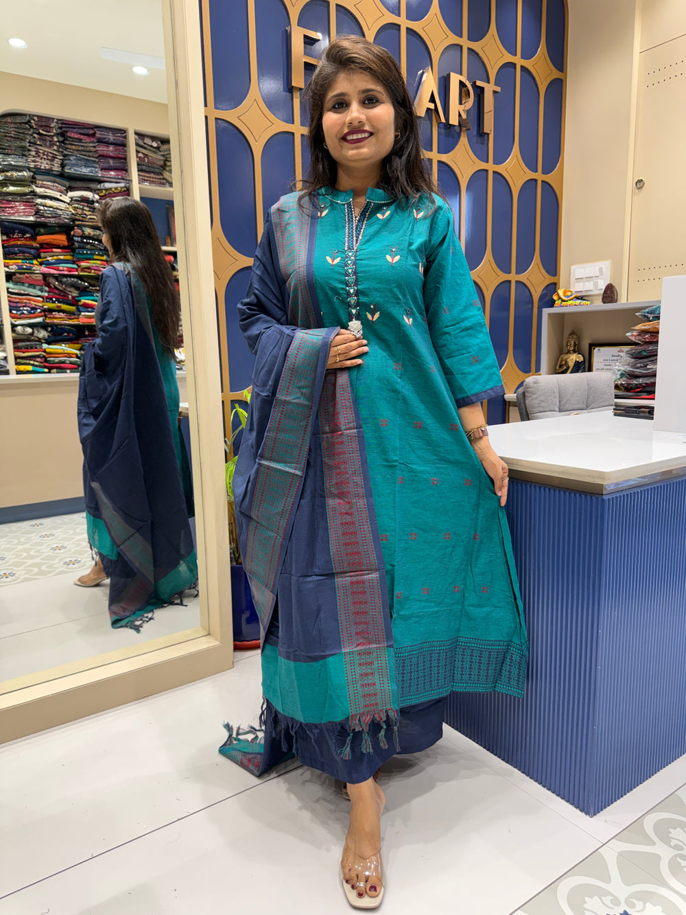 Satarangi Duppata Dress: 171