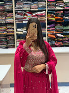Pancho look Lehenga: 0068