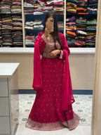 Pancho look Lehenga: 0068