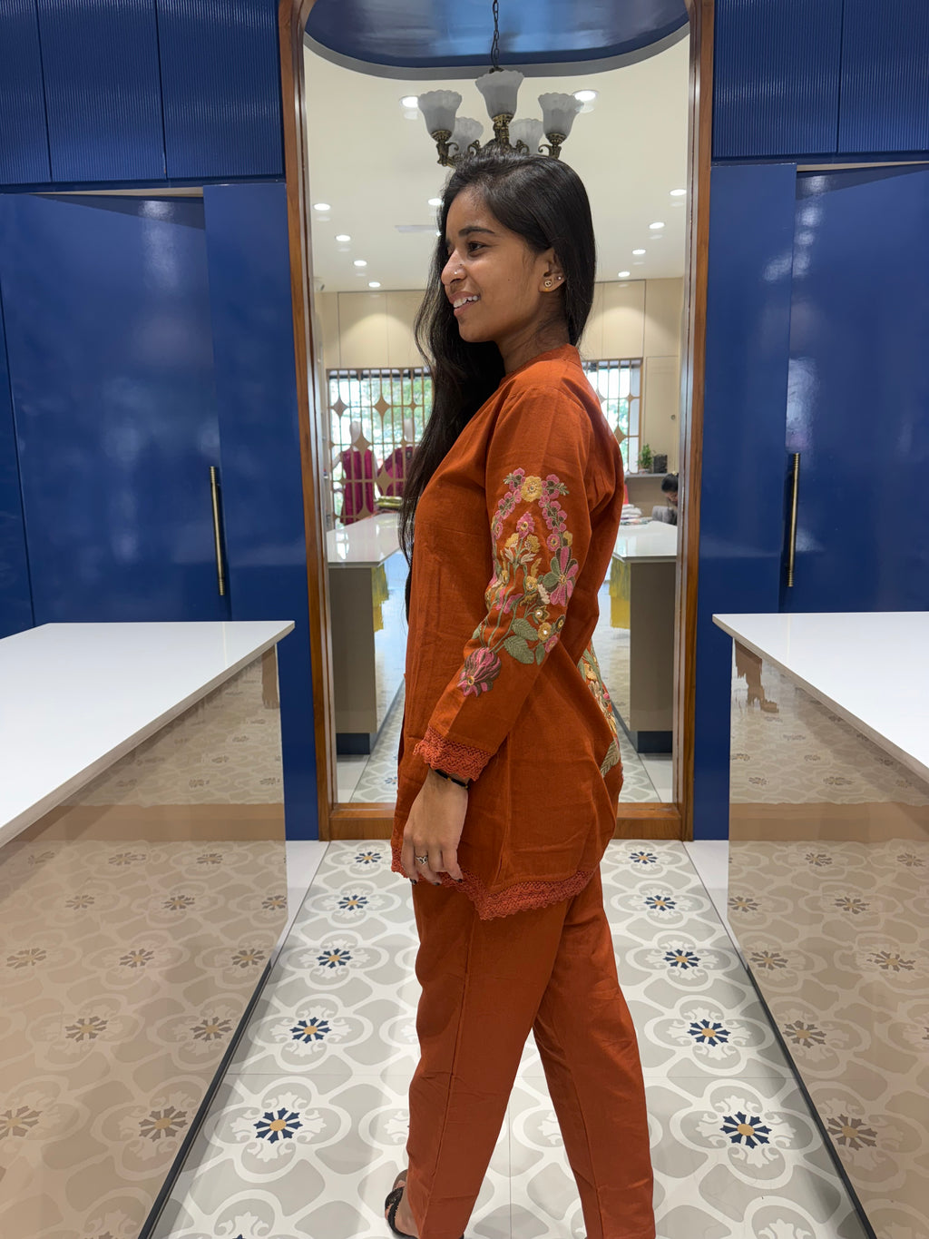 Jaipur Flower Cord Set: 0001