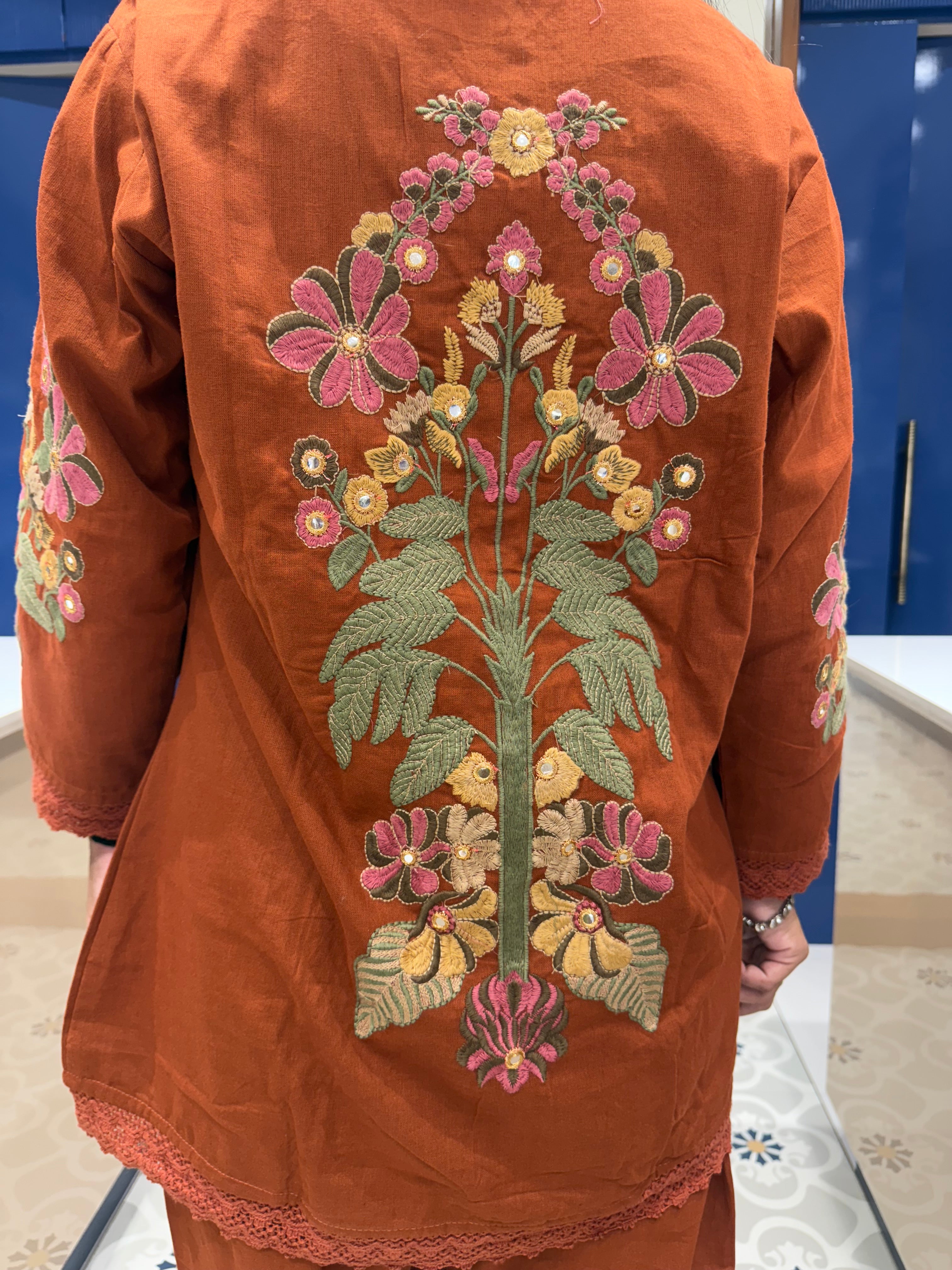 Jaipur Flower Cord Set: 0001