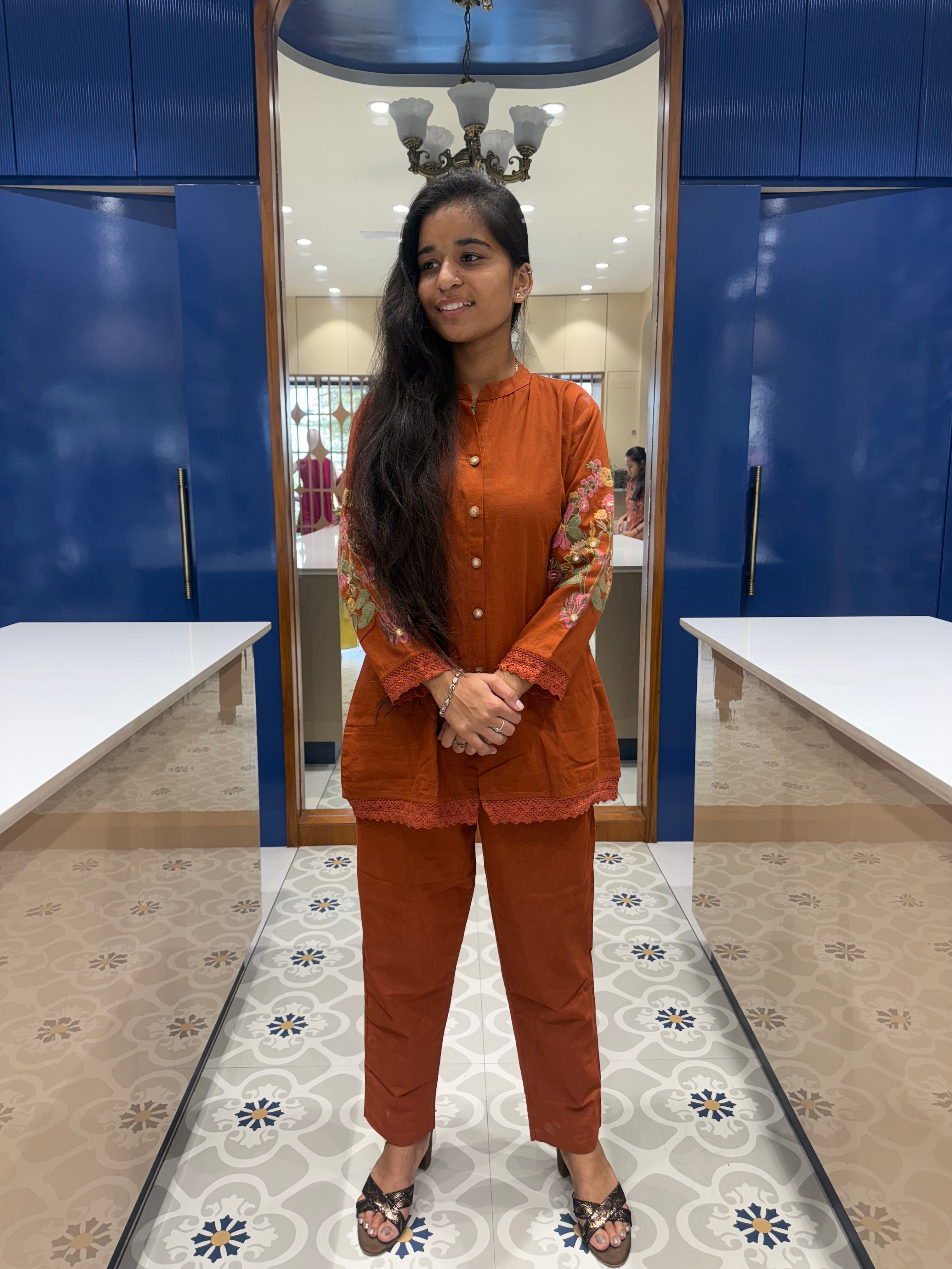 Jaipur Flower Cord Set: 0001