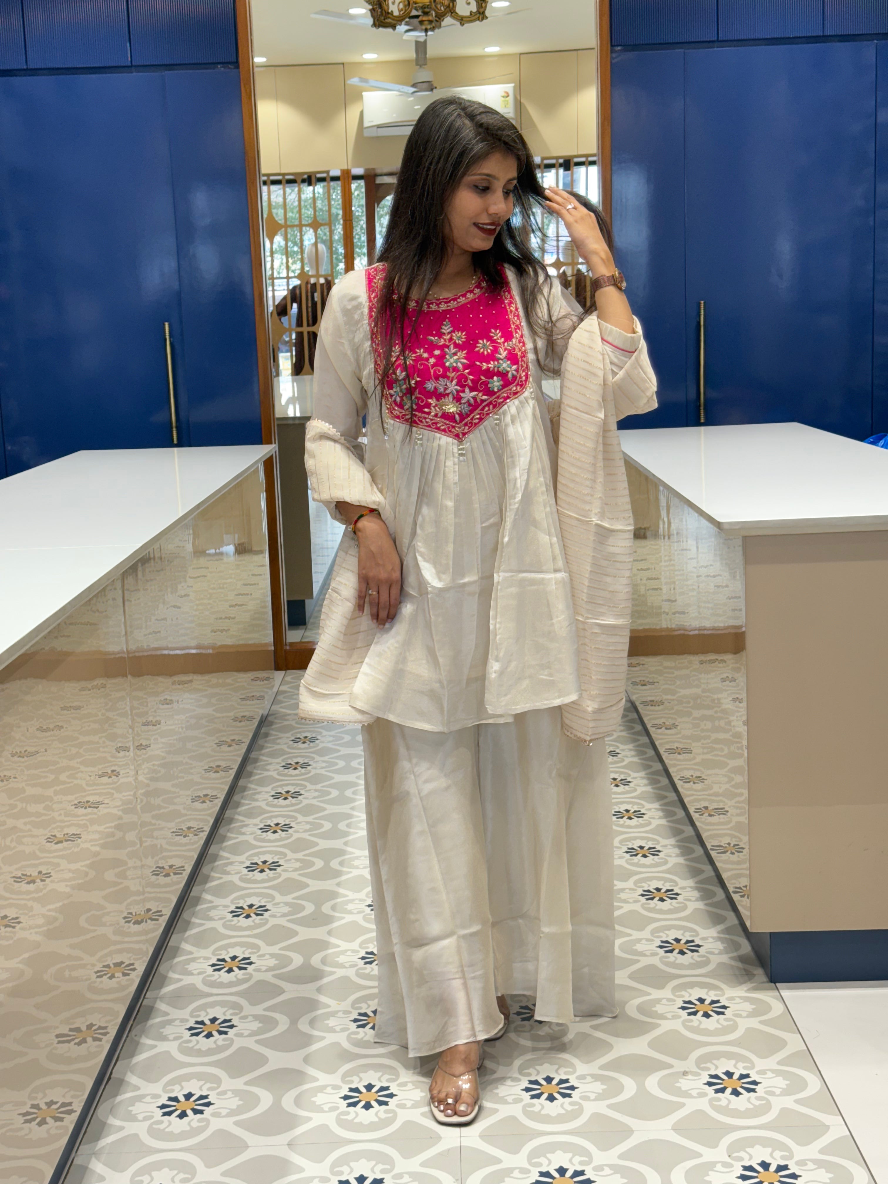 Short Designer Sarara Dress: 0061