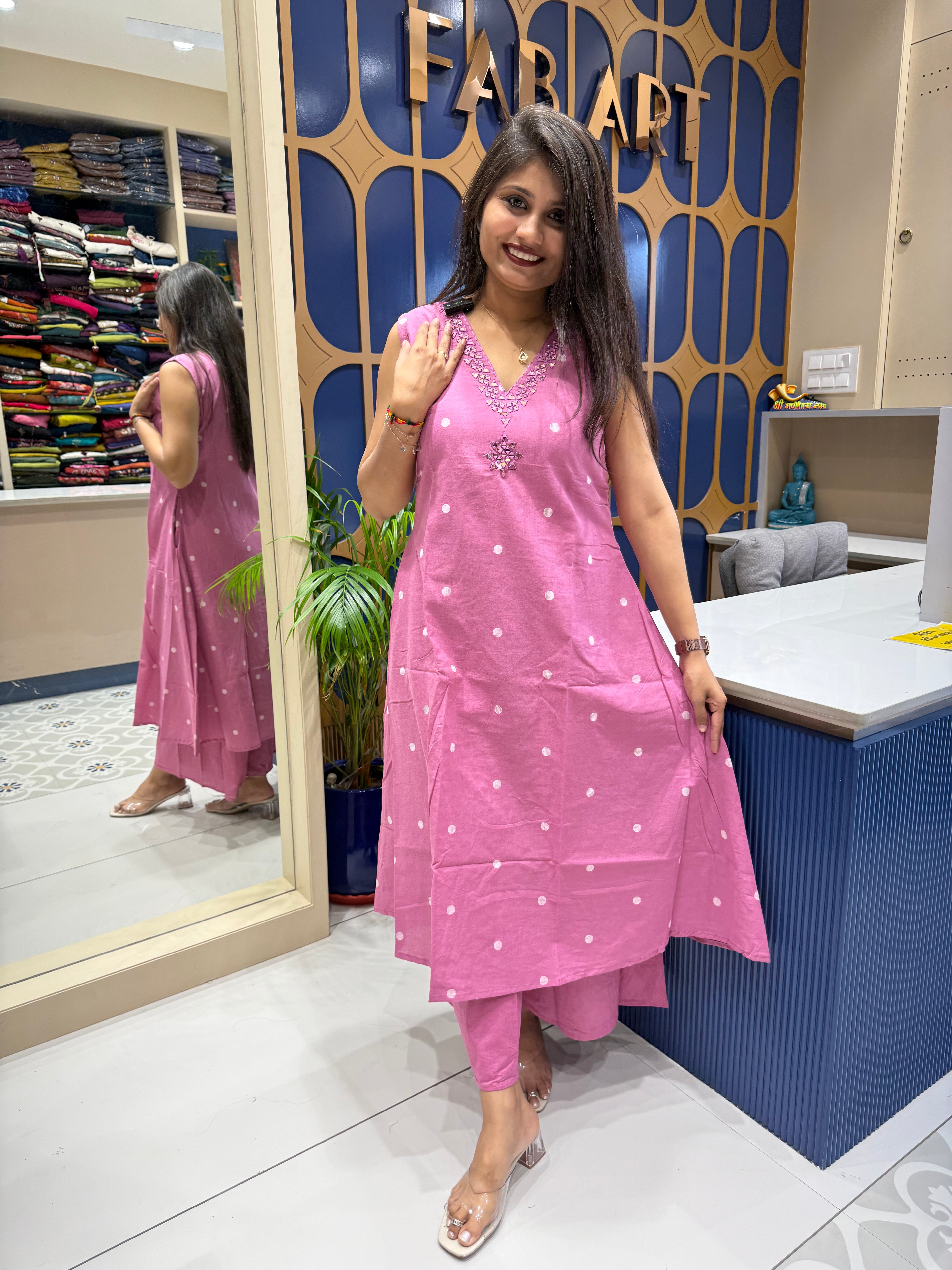 Ikkat  Two Piece: 0038