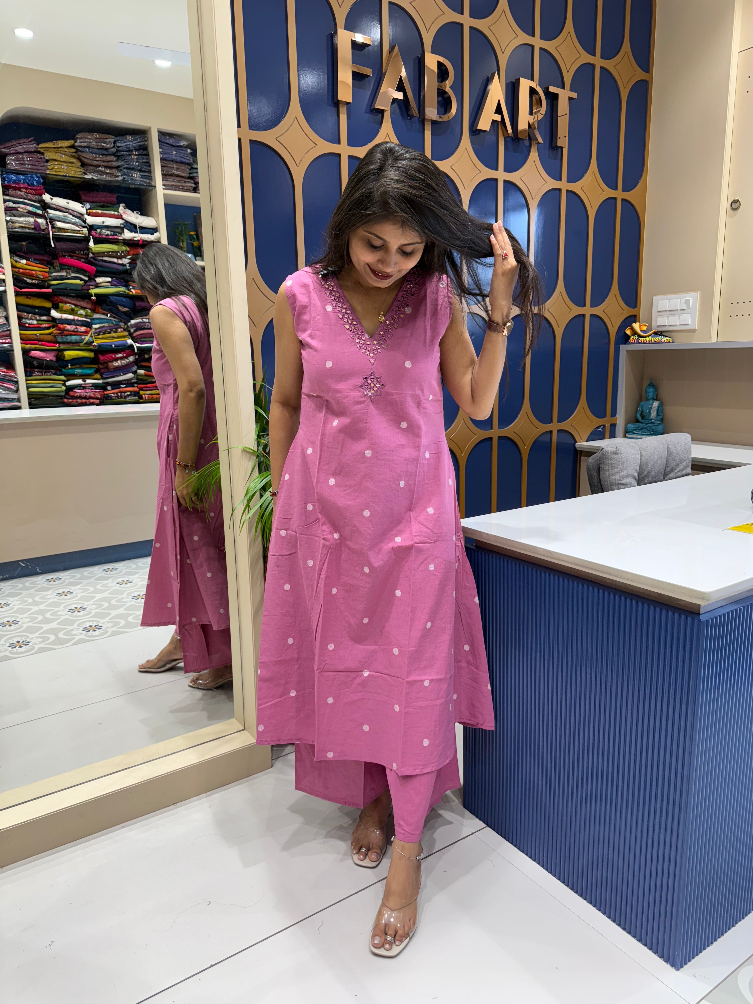 Ikkat  Two Piece: 0038