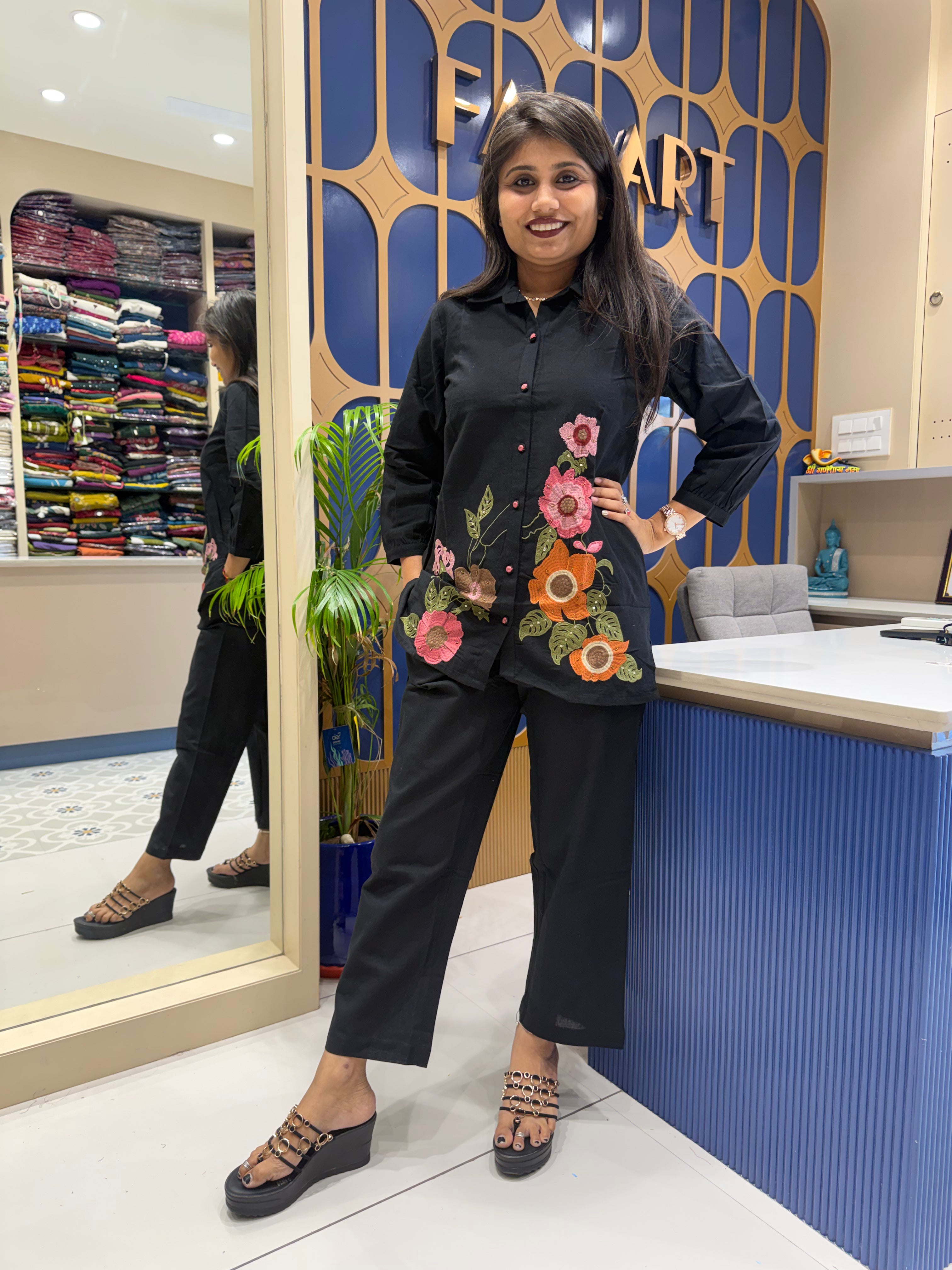 Flower Co-Orde set: 0063