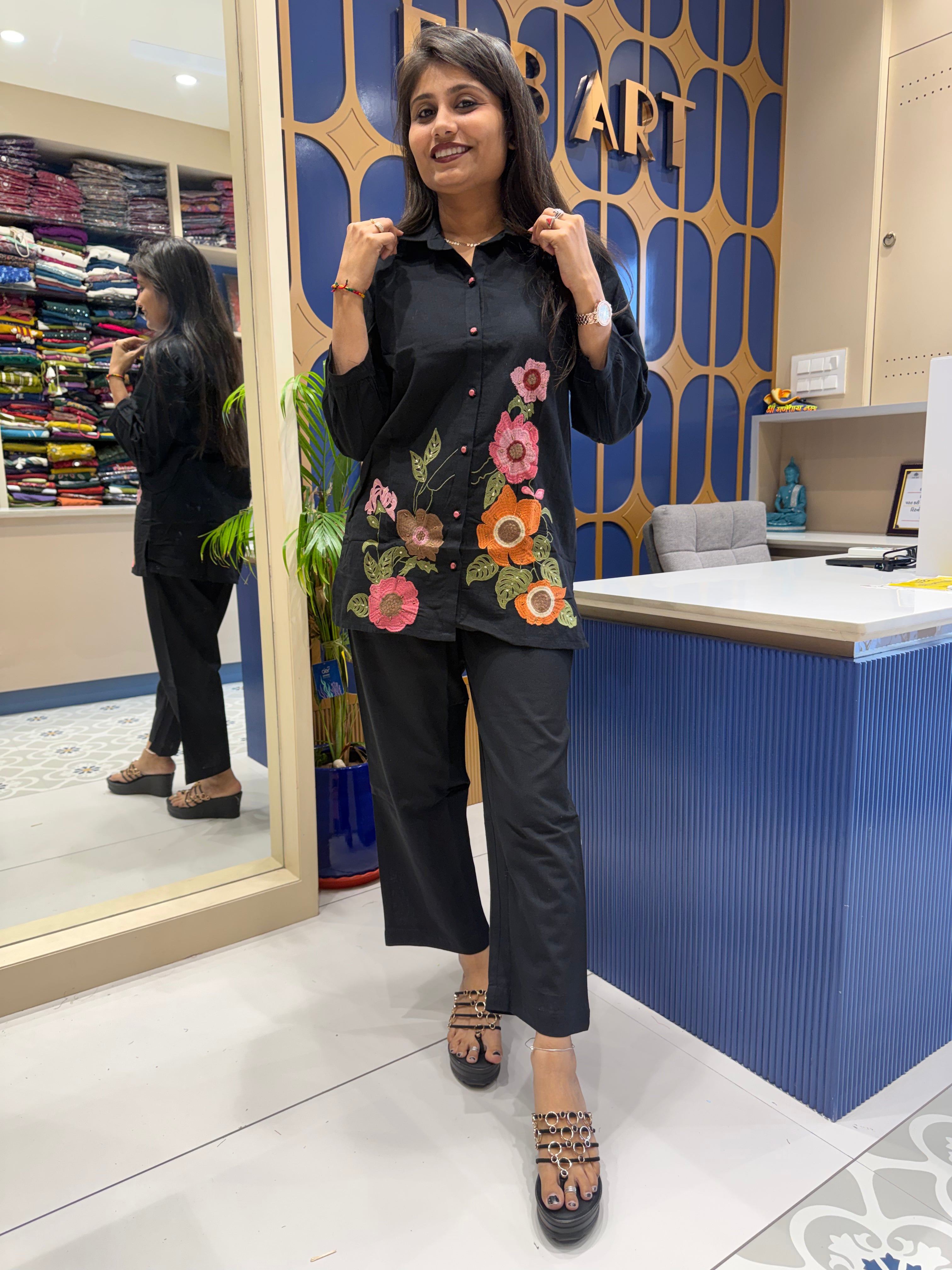 Flower Co-Orde set: 0063