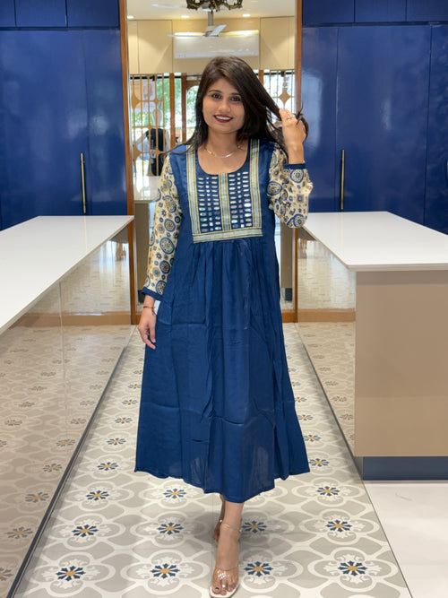 Mirror Work Kurti: 0073