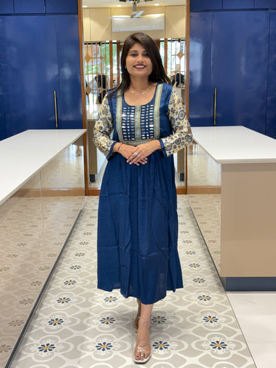 Mirror Work Kurti: 0073