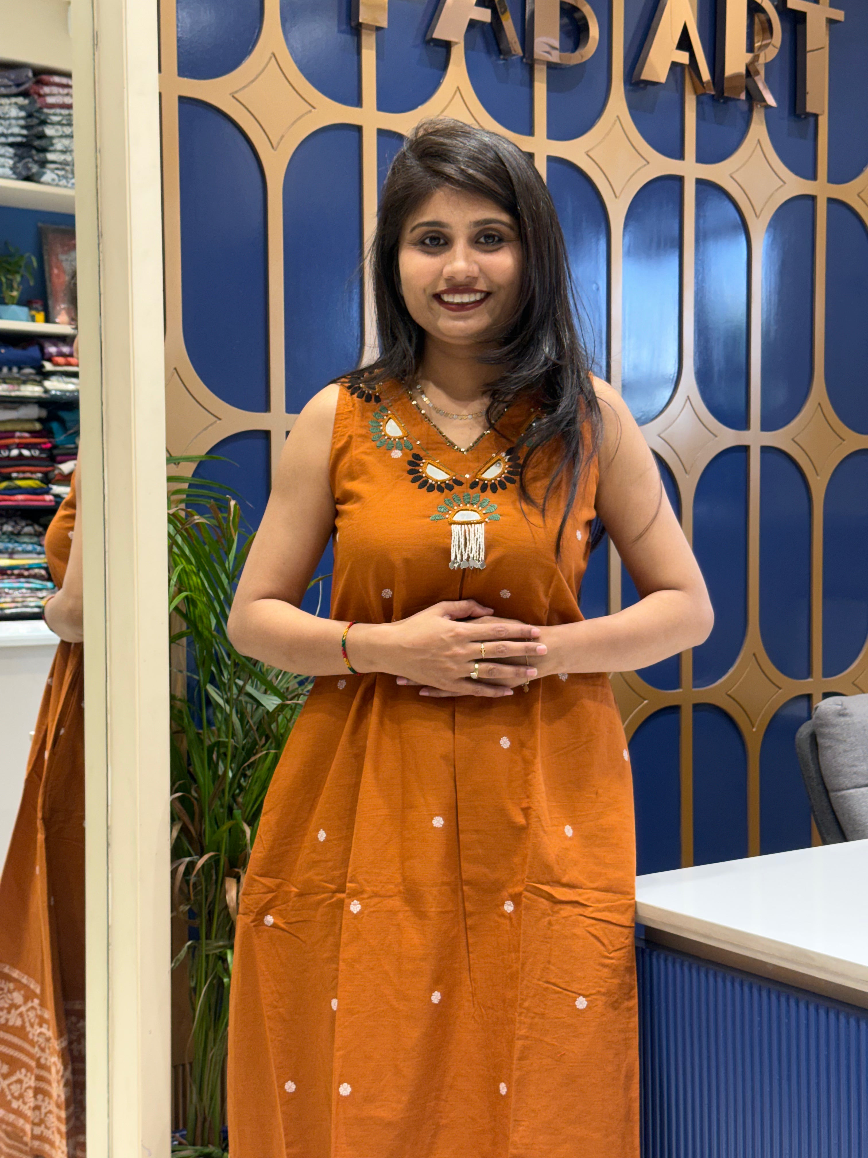 Jamdani Two-Piece: 0074