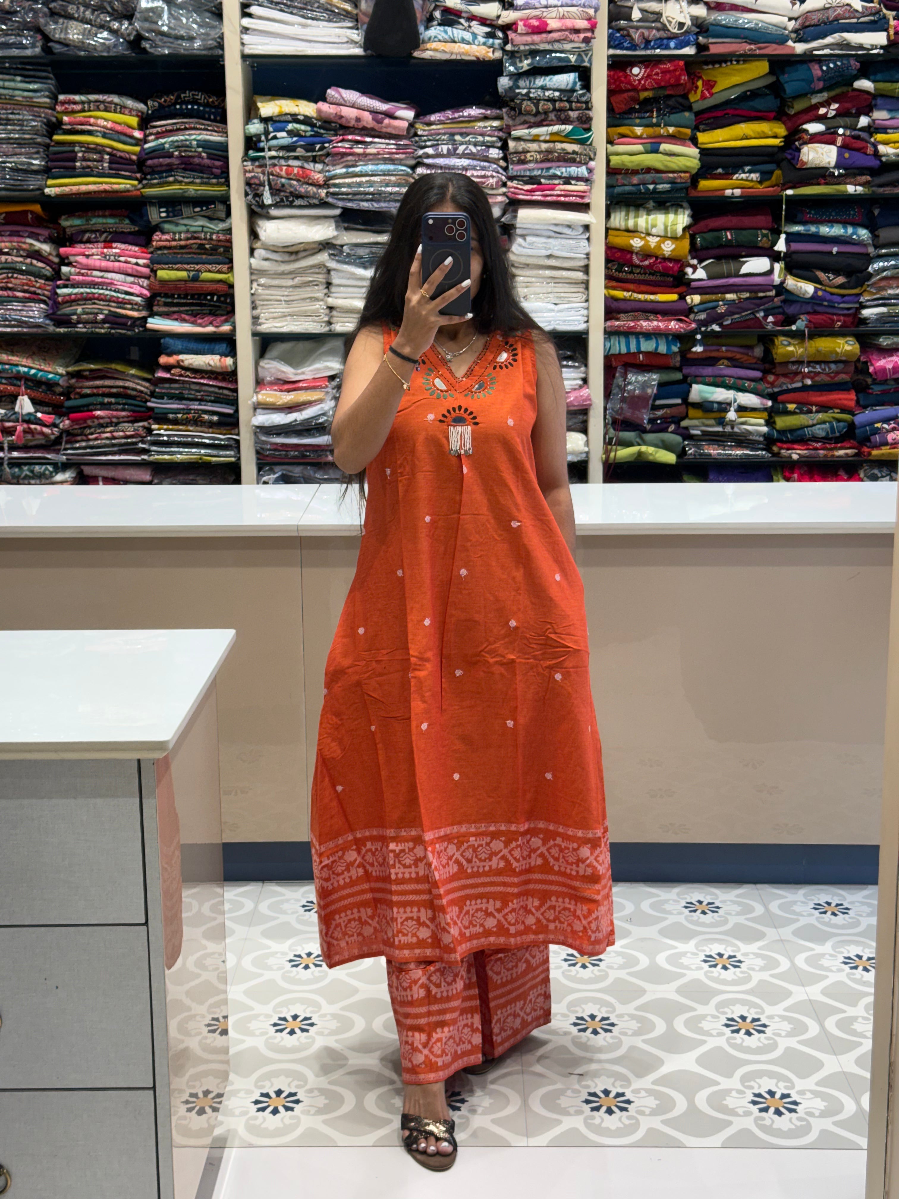 Jamdani Two-Piece: 0074