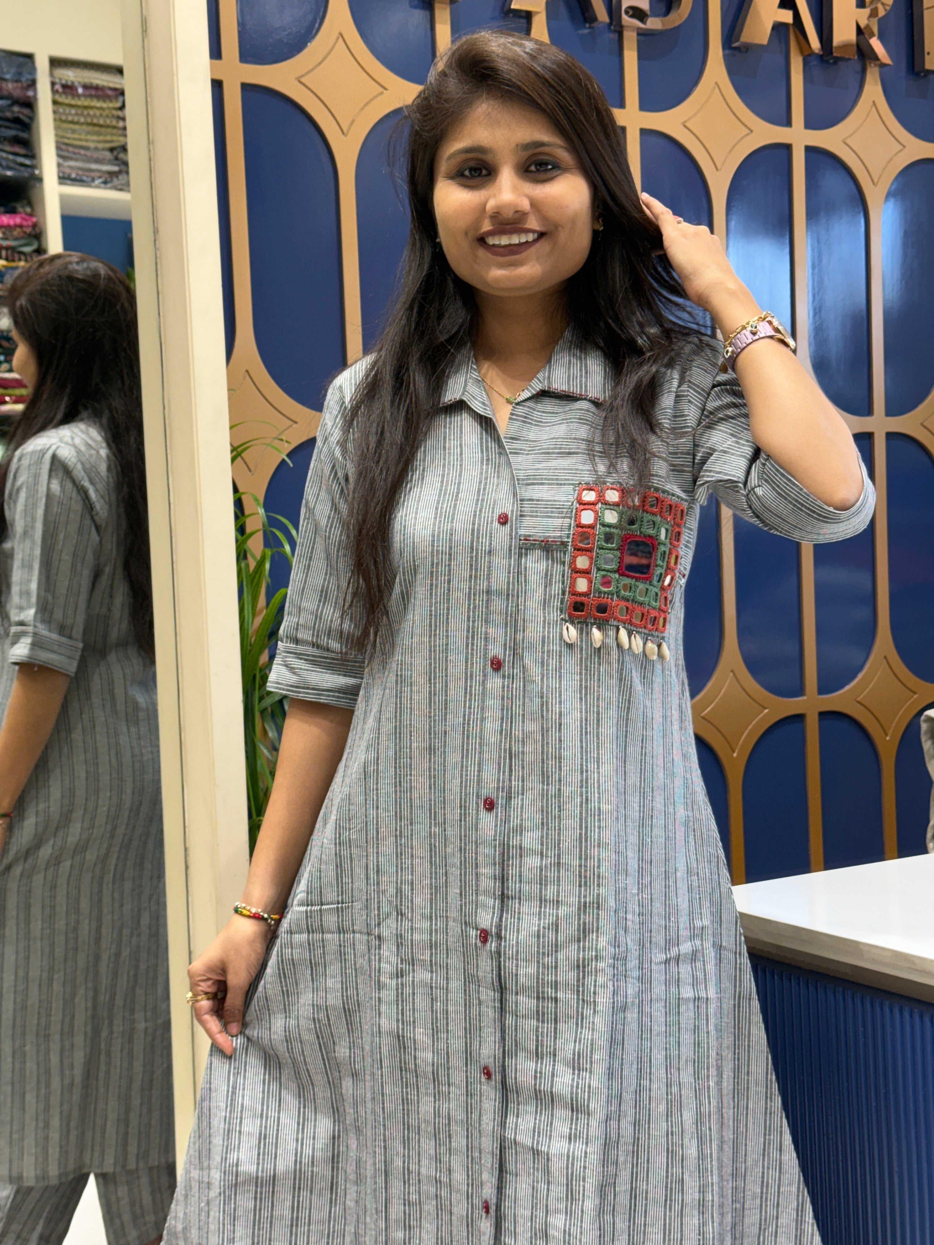 Pocket Mirror Dress: 0106