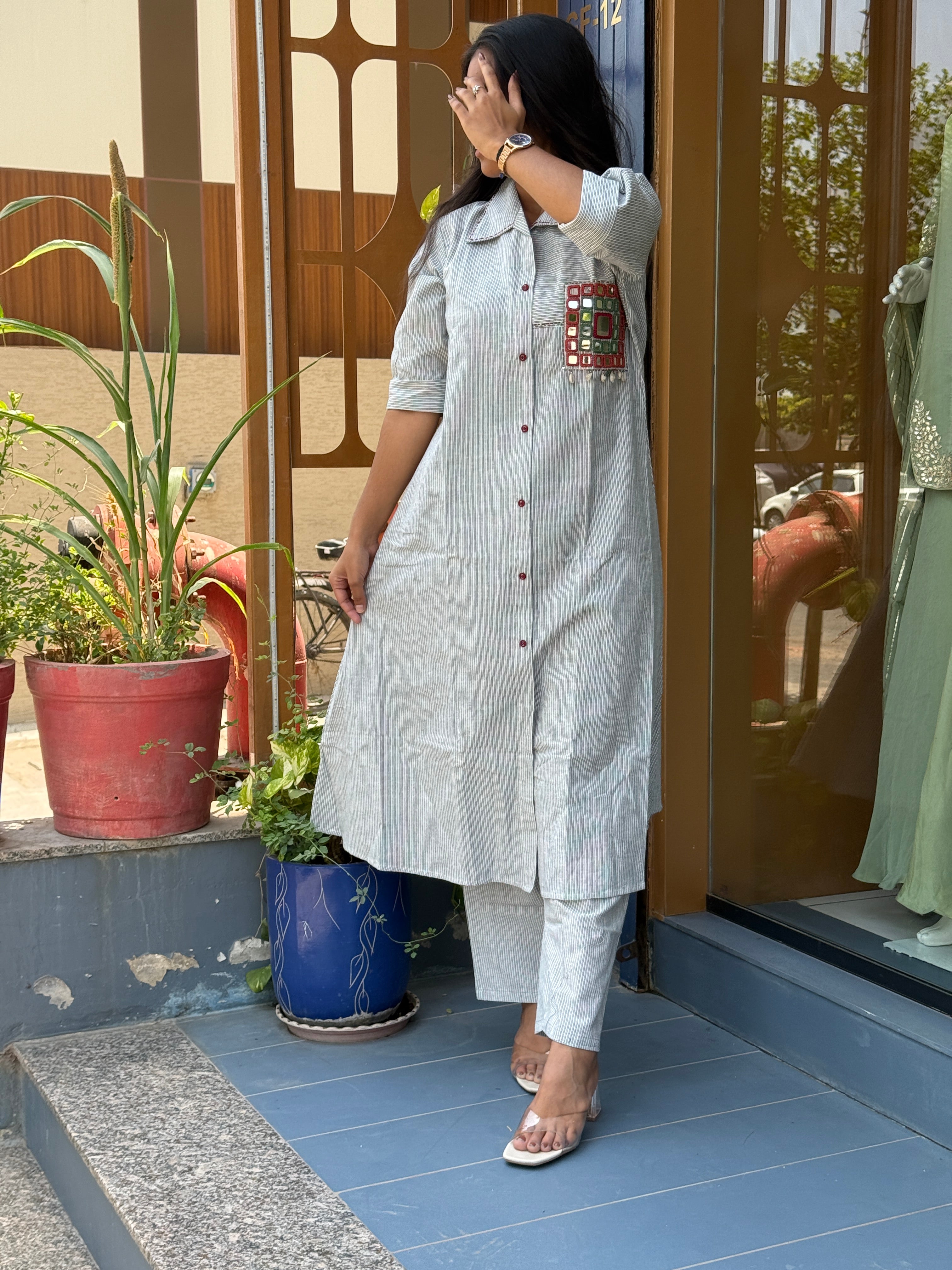Pocket Mirror Dress: 0106