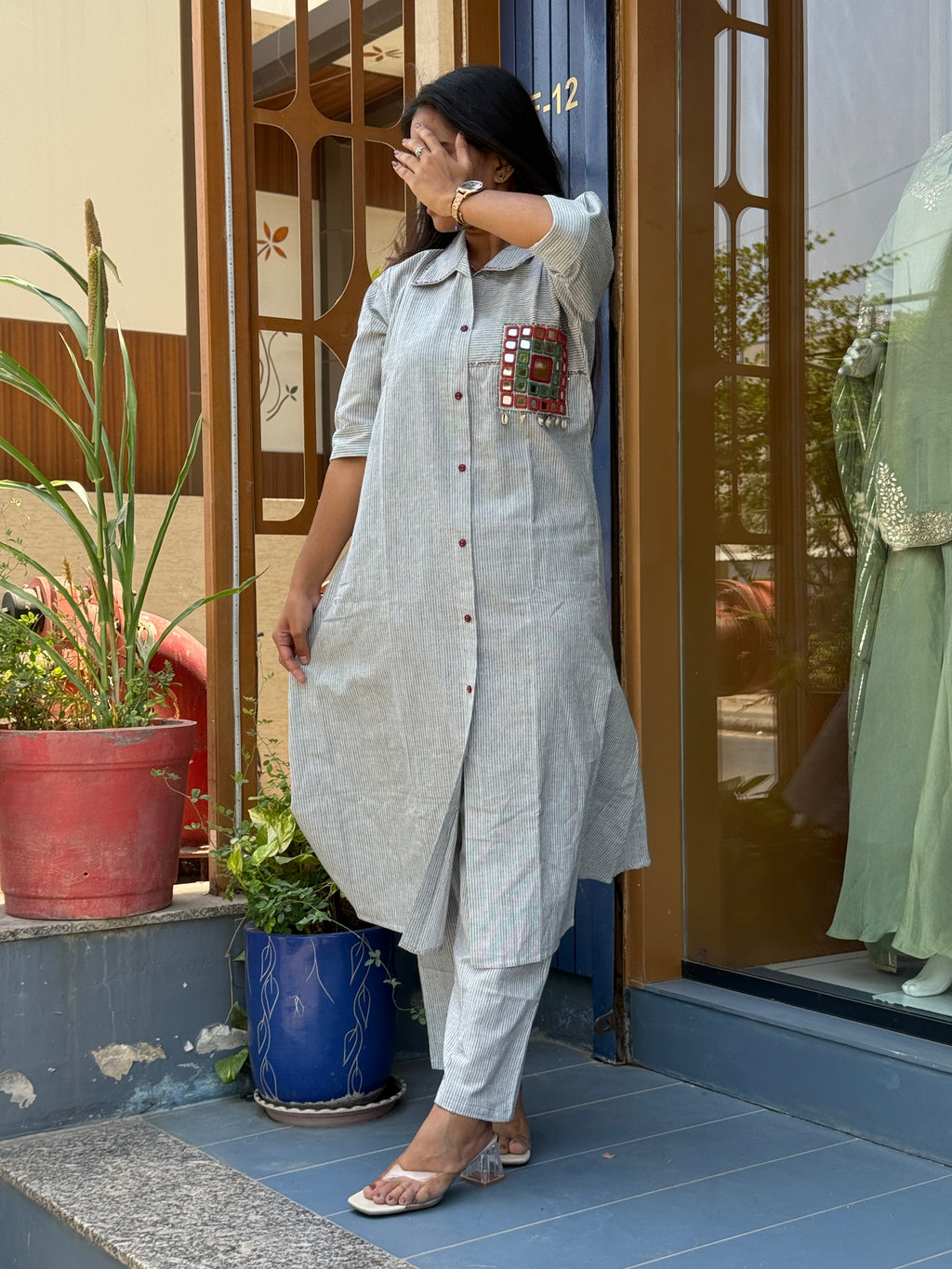Pocket Mirror Dress: 0106