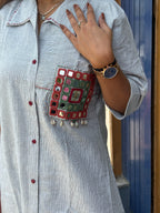 Pocket Mirror Dress: 0106