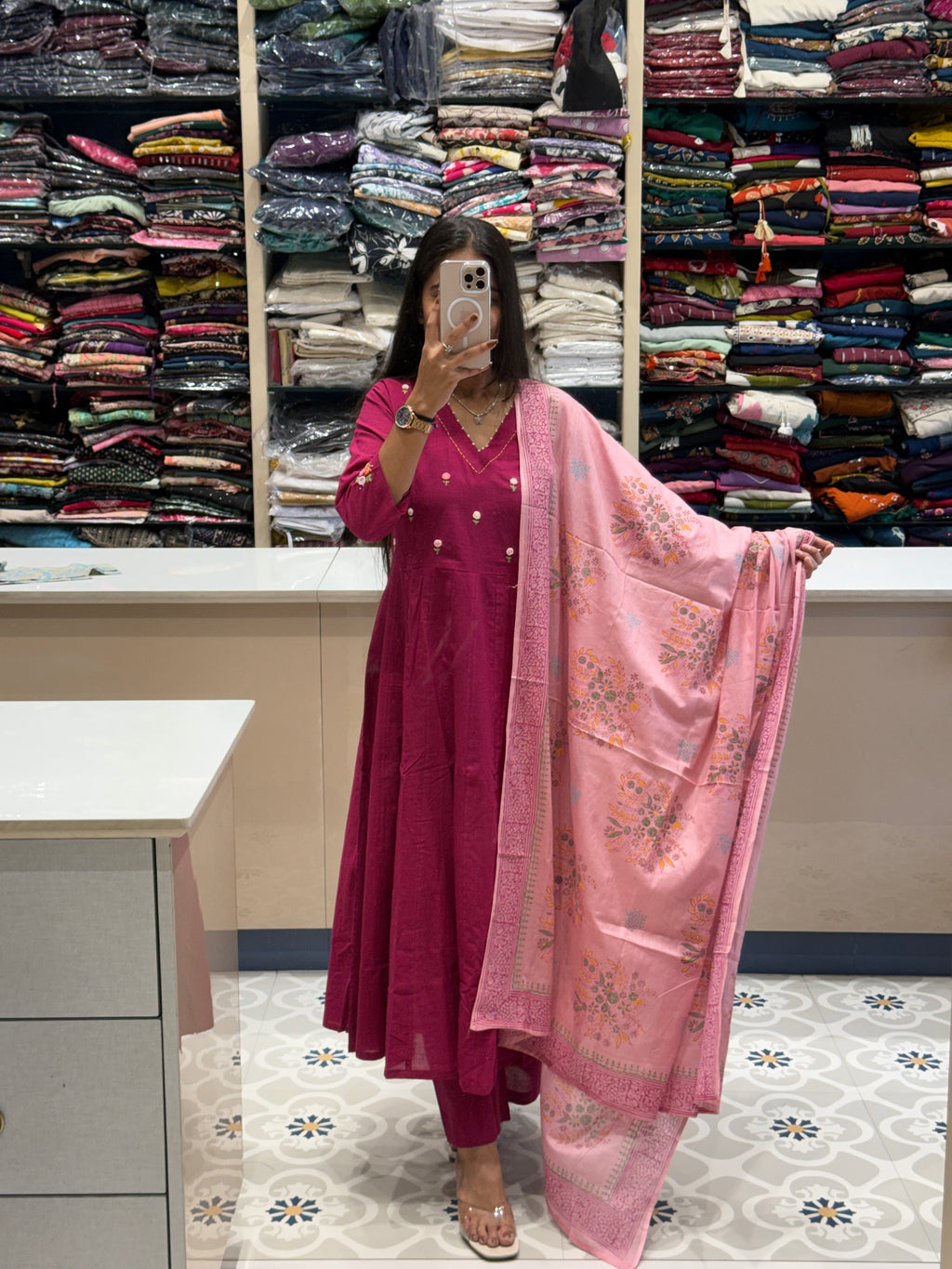 Anarkali Dress: 0123