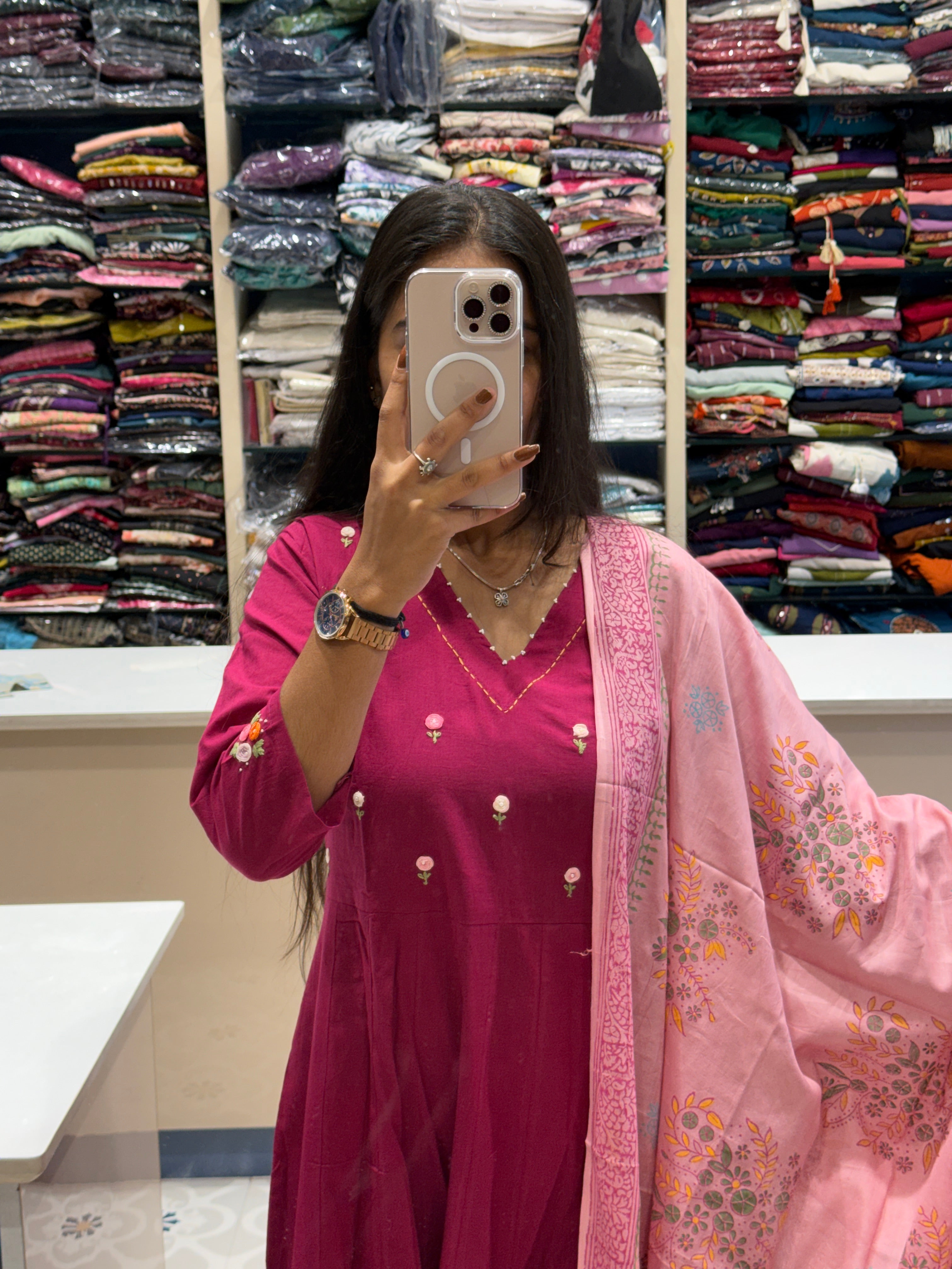Anarkali Dress: 0123