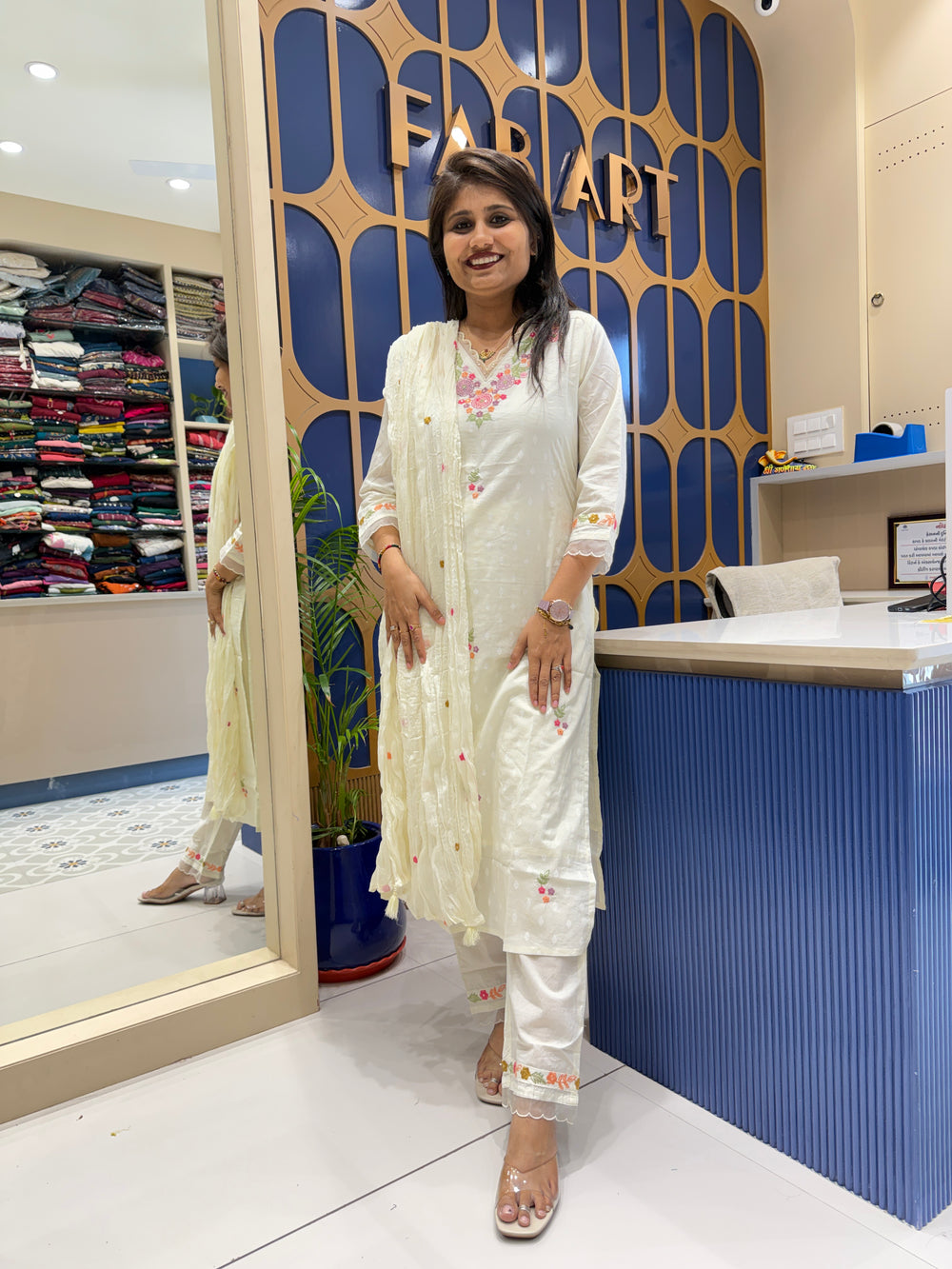 Jaipur Cotton Dress: 0124