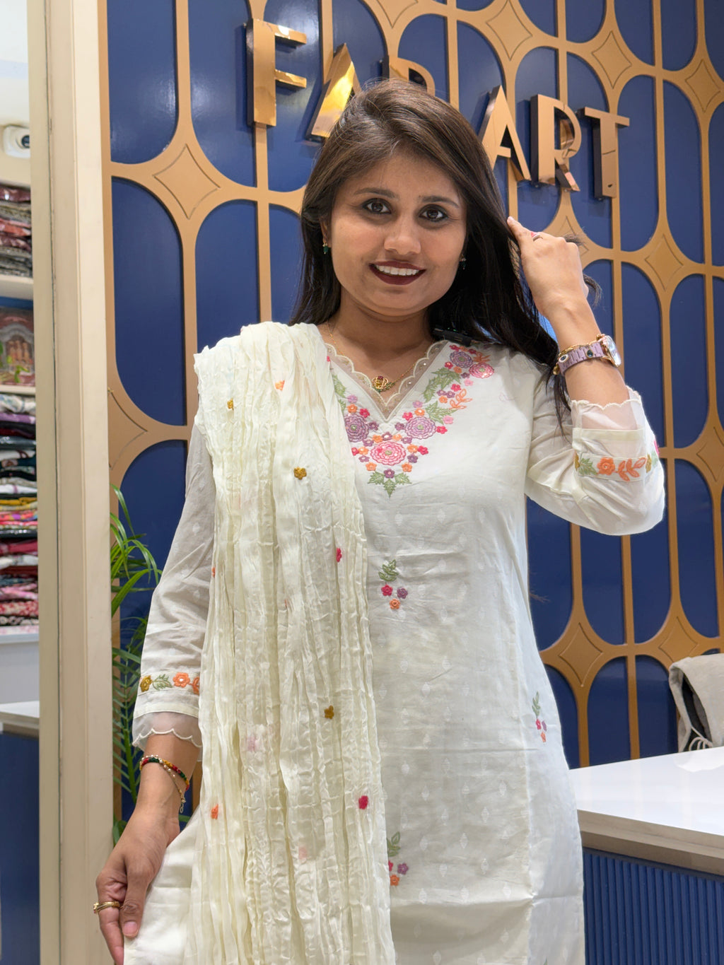 Jaipur Cotton Dress: 0124