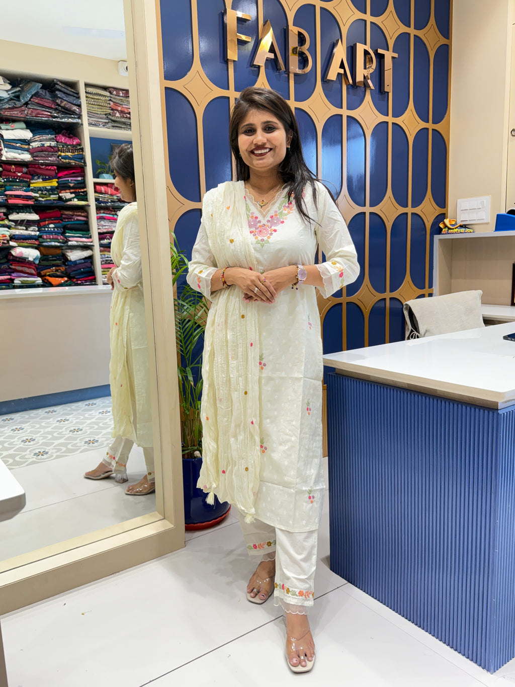 Jaipur Cotton Dress: 0124