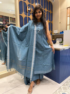 Pure Jamdani Three-Piece Dress: 0120