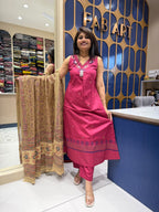 kalamkari Duppata Set: 426