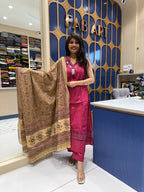 kalamkari Duppata Set: 426