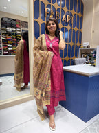 kalamkari Duppata Set: 426